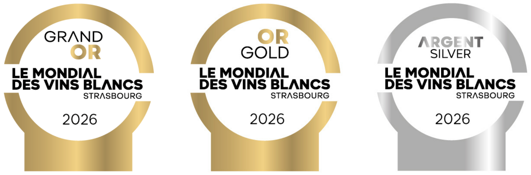 Médailles Mondial des Vins Blancs Strasbourg
