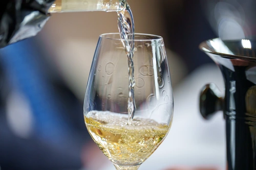 verre vin versé